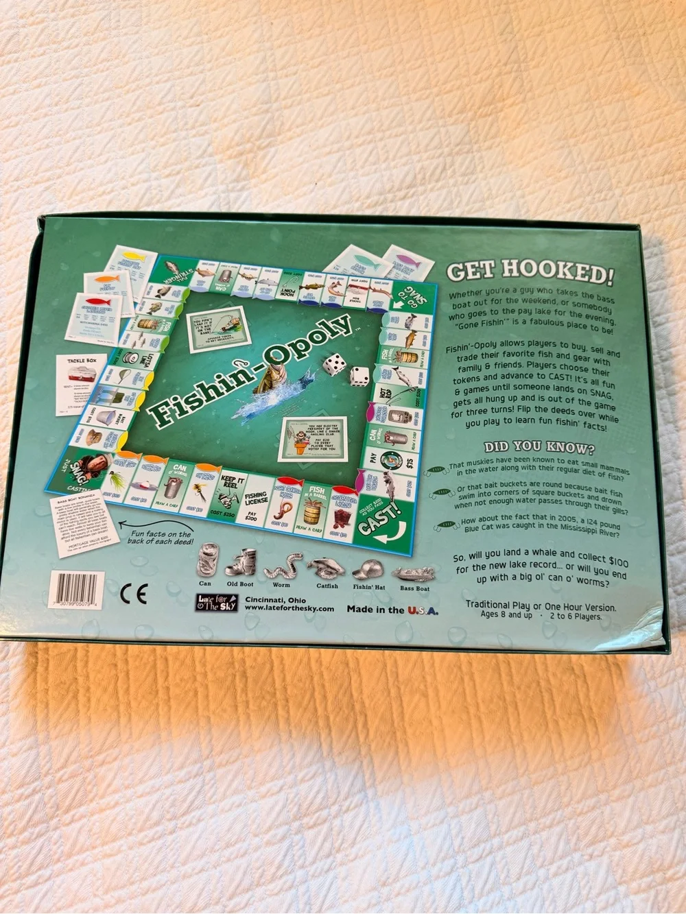Fishin-Opoly Board Game